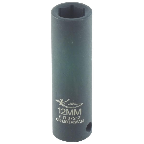 K-Tool International 3/8" Drive Impact Socket black oxide KTI-37212